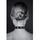 Чокер с надписью Slave COLLIER STRASS SLAVE CUIR BOVIN