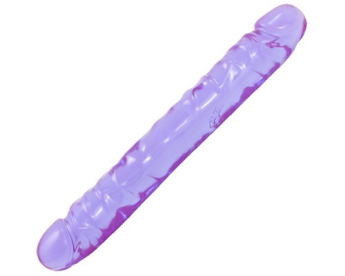 Фаллоимитатор двухголовый 12 фиолетовый – наслаждение вдвойне!