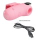 Вакуумный мини-стимулятор на палец, с электростимуляцией, Magic Devil, розовый
