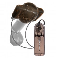 Вибростимулятор головки пениса с пультом управления