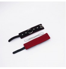 Наручники чёрно-красные