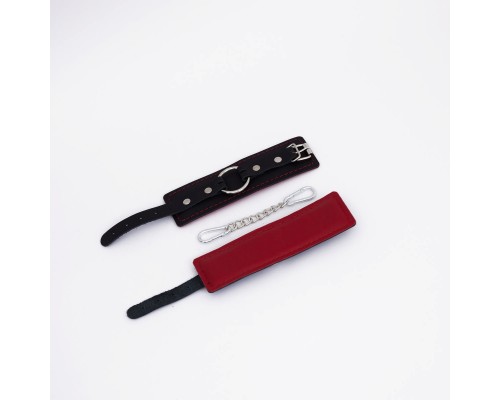 Наручники чёрно-красные