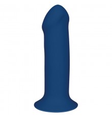 Дилдо на присоске с двойной плотностью Hitsens S01 Blue