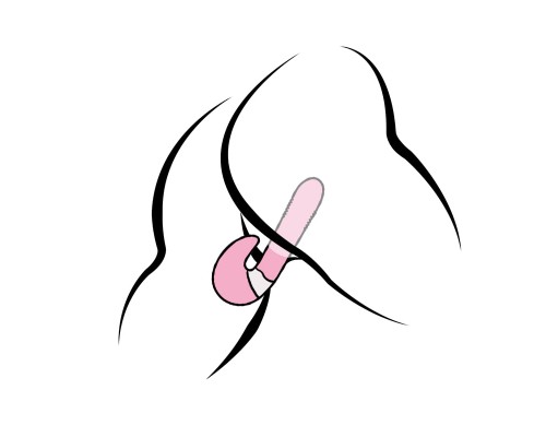 Вибростимулятор зоны G, 2 в 1, розовый