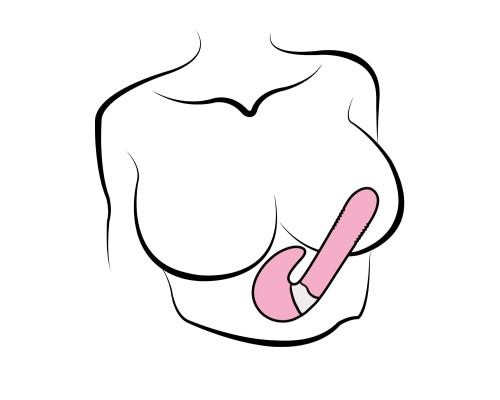 Вибростимулятор зоны G, 2 в 1, розовый