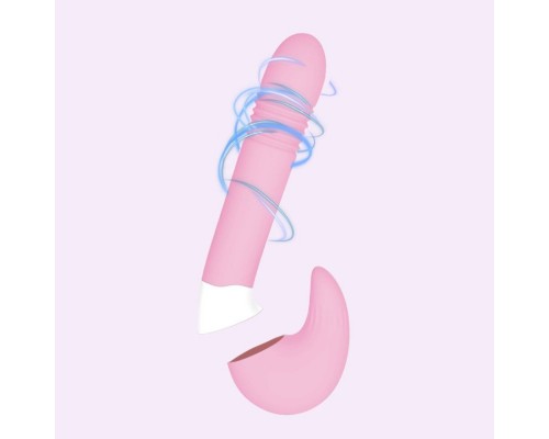 Вибростимулятор зоны G, 2 в 1, розовый