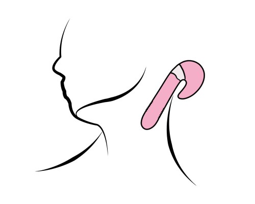 Вибростимулятор зоны G, 2 в 1, розовый