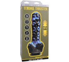 Секс-машина мини на присоске Tendril Thruster, чёрно-синяя