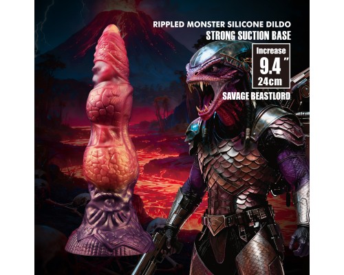 Savage Beastlord, фаллоимитатор на присоске, серии Power Monsters, 24 см