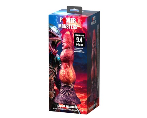 Savage Beastlord, фаллоимитатор на присоске, серии Power Monsters, 24 см