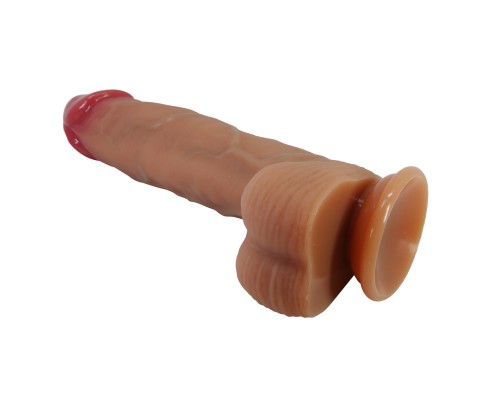 Фаллоимитатор-реалистик с мошонкой, на присоске Orton