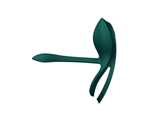 Эрекционное виброкольцо с пультом BAYEK, зелёное