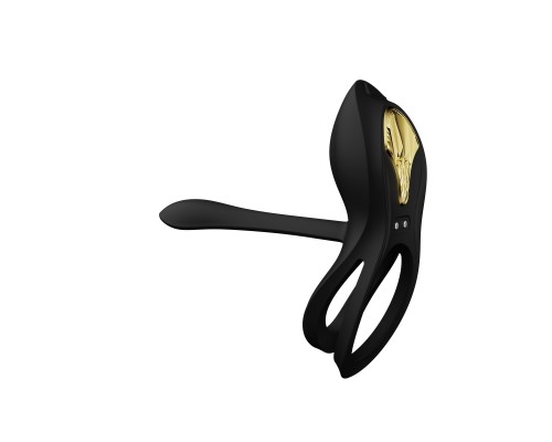 Эрекционное виброкольцо с пультом BAYEK, чёрное