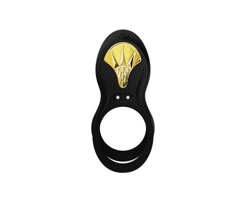 Эрекционное виброкольцо с пультом BAYEK, чёрное