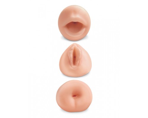 Набор мастурбаторов вагина-анус-ротик Pipedream Extreme Toyz All 3 Holes