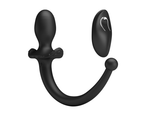 Анальная вибропробка с пультом