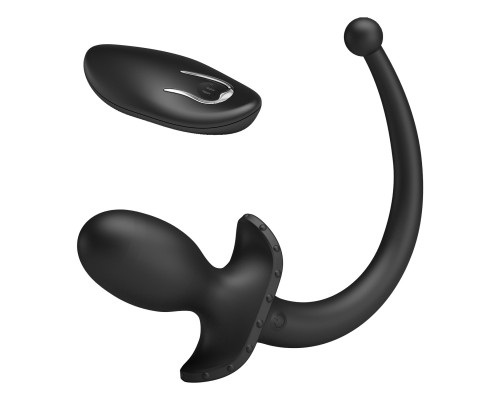 Анальная вибропробка с пультом