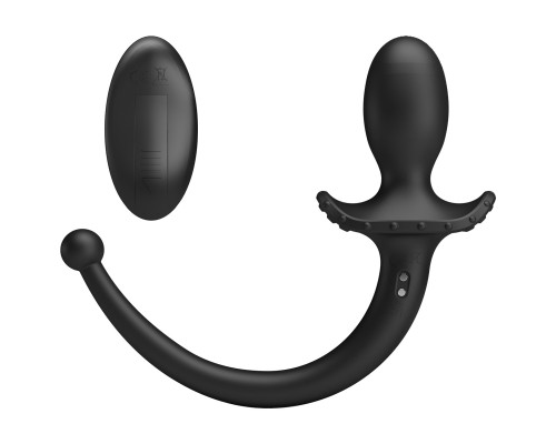 Анальная вибропробка с пультом