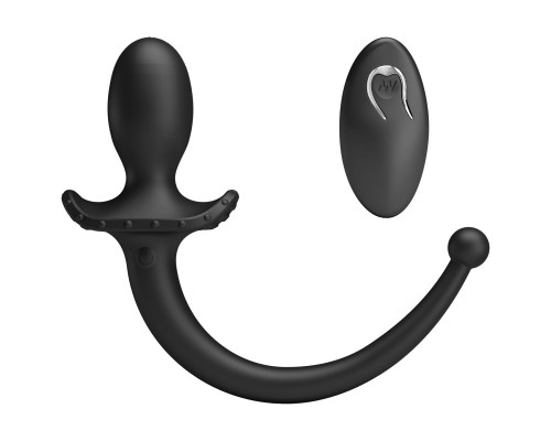 Анальная вибропробка с пультом