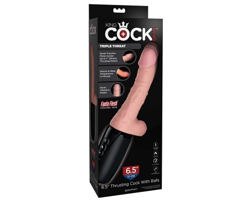 Удивительная секс-машина King Cock Plus 6.5: компактность и мощность в одном!