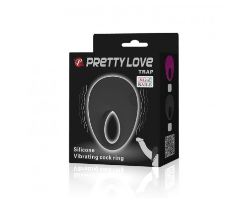 Эрекционное кольцо с вибрацией TRAP - мощное сексуальное удовольствие!