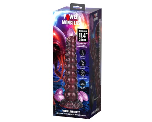Voidclaw Brute, фаллоимитатор яйцеродящий на присоске, серии Power Monsters, 29 см