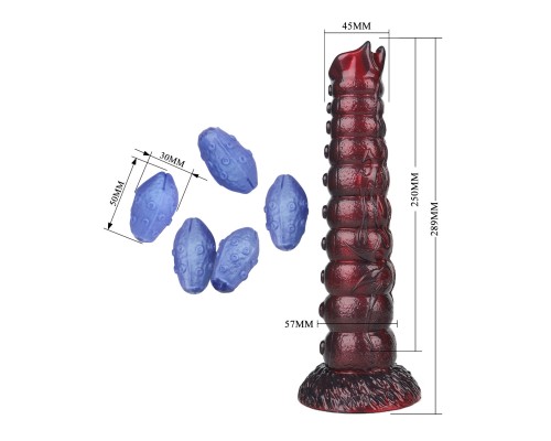 Voidclaw Brute, фаллоимитатор яйцеродящий на присоске, серии Power Monsters, 29 см