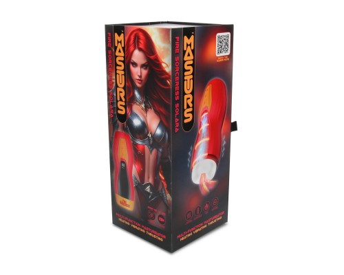 Интерактивный мастурбатор Masturs Fire Sorceress Solara. Нагрев, вибрация, движение.