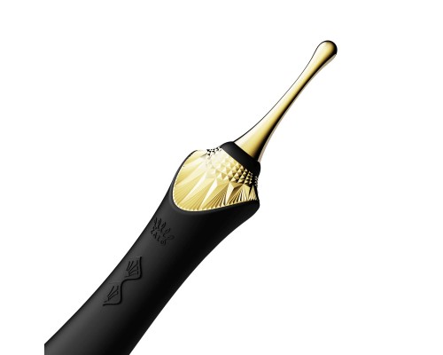 Клиторальный вибростимулятор с насадками BESS, чёрный