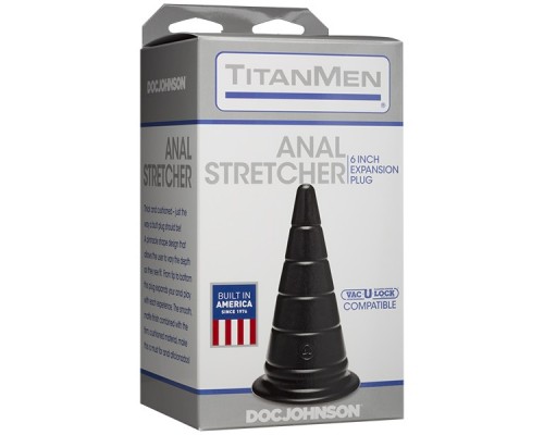 Анальная пробка TitanMen - Anal Stretcher 6 Plug: увеличьте удовольствие!
