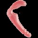 Розовый Безременной страпон, стимулятор точки G - без вибрации