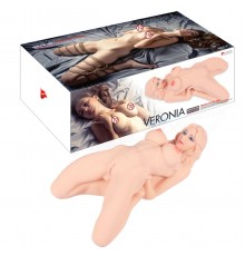 VERONIA, мастурбатор кукла вагина  анус без вибрации c двойным слоем материала