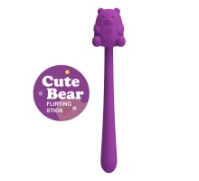 Мини-вибростимулятор Cute Bear, фиолетовый