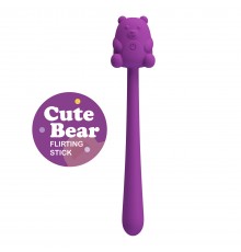 Мини-вибростимулятор Cute Bear, фиолетовый