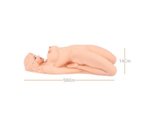 VERONIA: мастурбатор кукла вагина анус без вибрации с двойным слоем материала