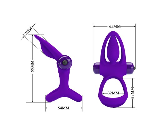 Эрекционное кольцо с вибрацией фиолетовое: наслаждение и стимуляция