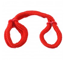 Фиксация унисекс красная Silk Rope Love Cuffs