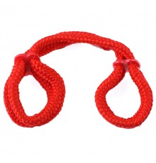 Фиксация унисекс красная Silk Rope Love Cuffs