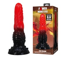 Fire Dragon, фаллоимитатор на присоске, серии Power Monsters, 24,5 см