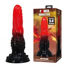Fire Dragon, фаллоимитатор на присоске, серии Power Monsters, 24,5 см