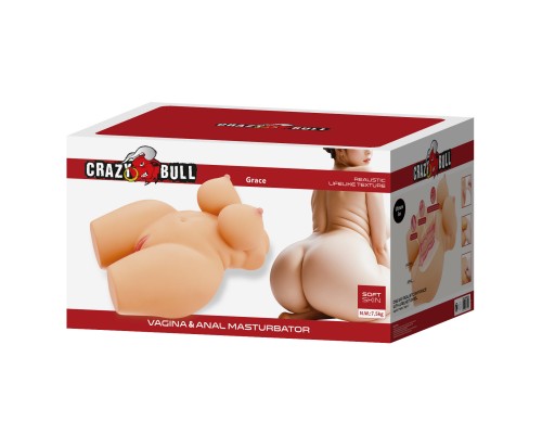 Мастурбатор-торс Grace, вагина и анус