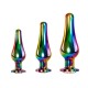 Набор анальных пробок Rainbow Metal Plug Set - яркие ощущения!