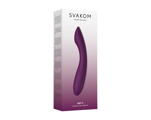 Amy 2 Violet: вибростимулятор с аккумулятором для наслаждения