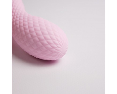 Вибромассажёр с деликатными токами, розовый