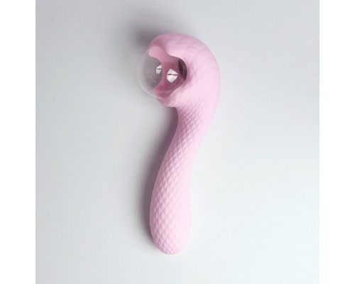 Вибромассажёр с деликатными токами, розовый
