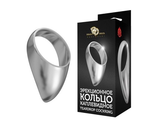 Эрекционное кольцо каплевидное большое TEARDROP COCKRING 