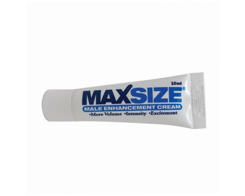 MaxSize крем для улучшения мужской эрекции, 10 мл – эффективное средство безопасного применения
