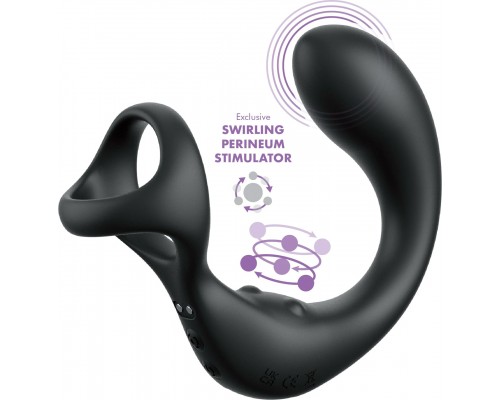 Вибромассажёр простаты с эрекционным кольцом ASS-GASM TAINT-ALIZER