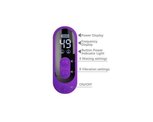 Вибростимулятор-кролик с шариками для точки G Sabien