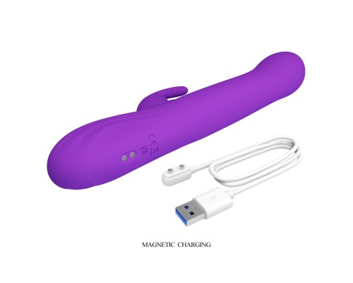 Вибростимулятор-кролик с шариками для точки G Sabien